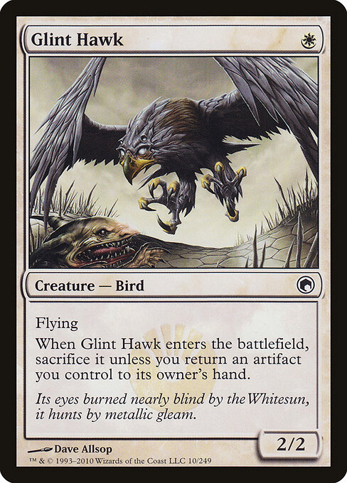 Glint Hawk card art