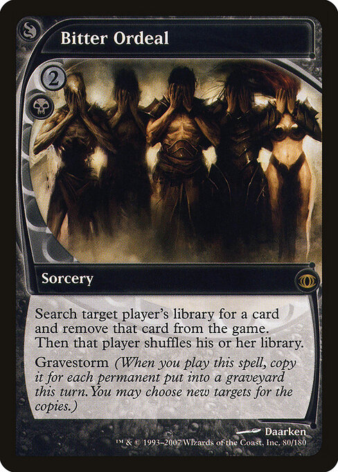 Bitter Ordeal card art
