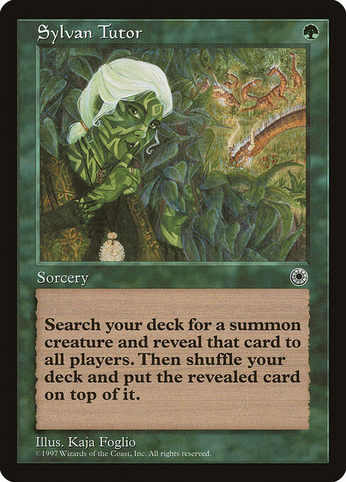 Sylvan Tutor card art