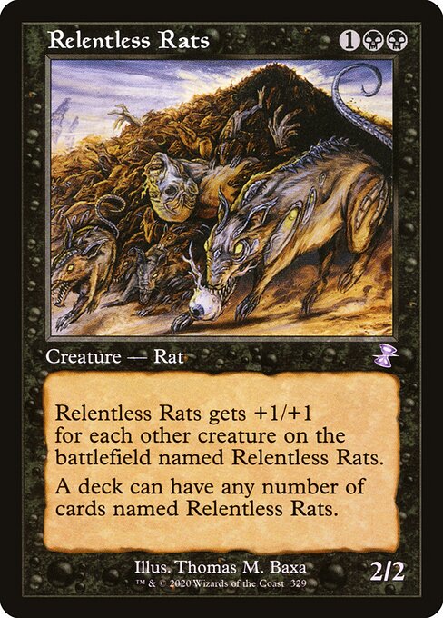 Relentless Rats card art