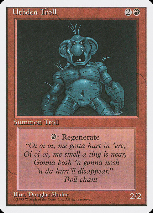 Uthden Troll card art