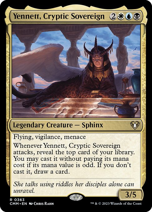 Yennett, Cryptic Sovereign card art