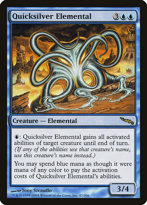 Quicksilver Elemental card art