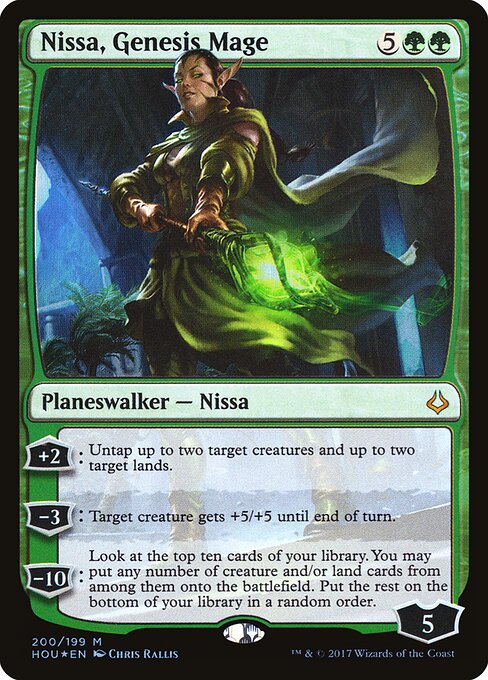 Nissa, Genesis Mage card art
