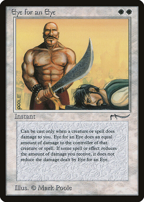 Eye for an Eye card art