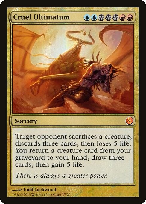 Cruel Ultimatum card art