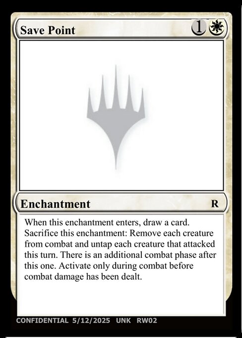 Save Point card art