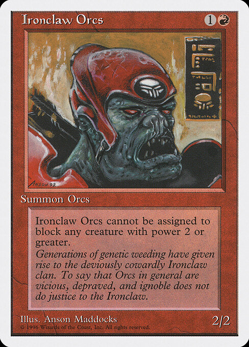 Ironclaw Orcs card art