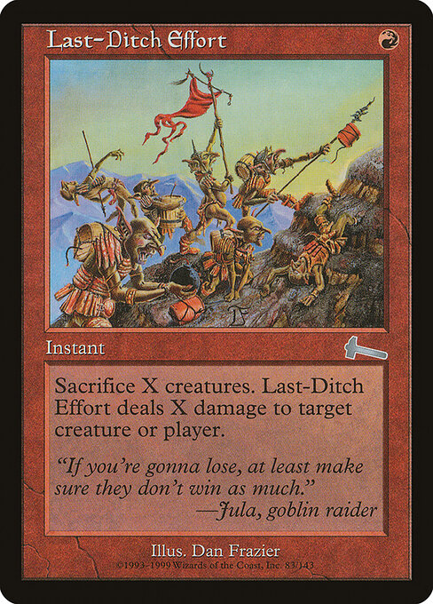 Last-Ditch Effort card art