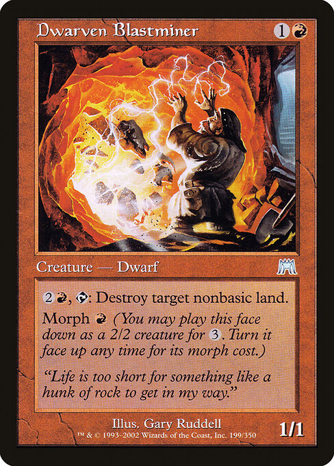 Dwarven Blastminer card art