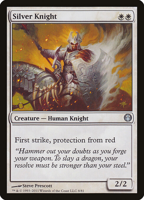 Silver Knight card art