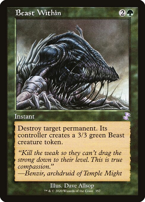 Beast Within card art