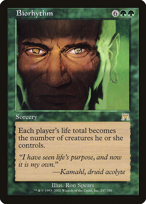 Biorhythm card art