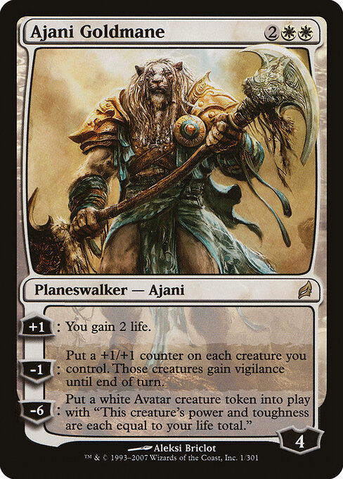 Ajani Goldmane card art