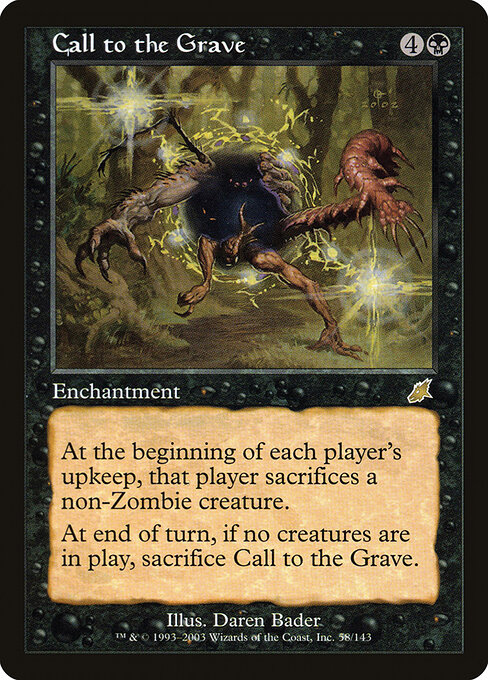 Call to the Grave card art