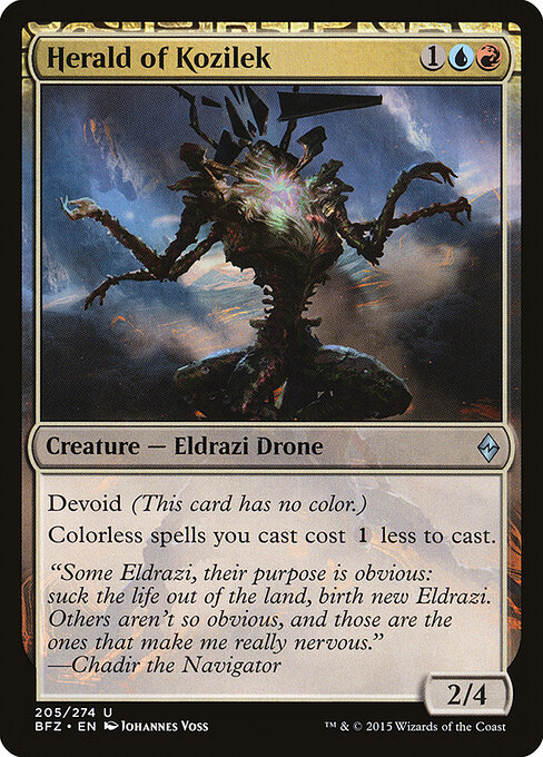 Herald of Kozilek card art