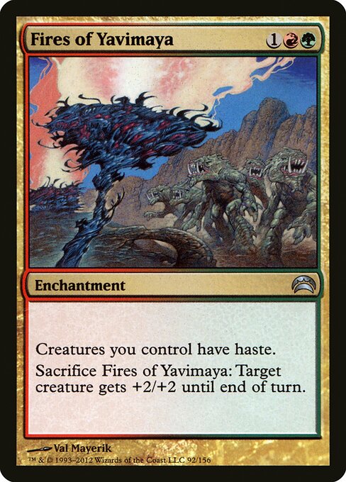 Fires of Yavimaya card art