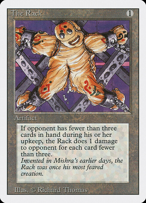The Rack card art