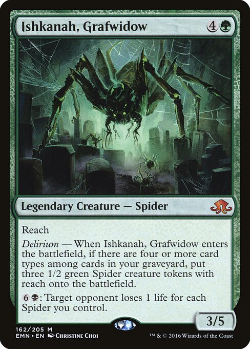 Ishkanah, Grafwidow card art