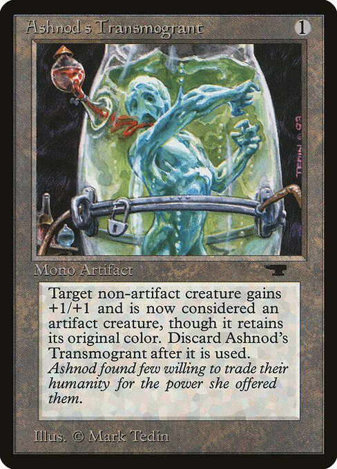 Ashnod's Transmogrant card art
