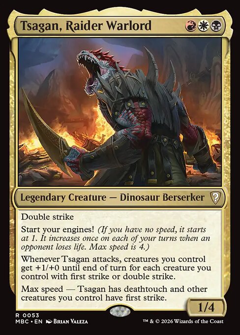 Tsagan, Raider Warlord card art