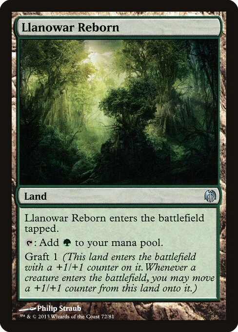 Llanowar Reborn card art