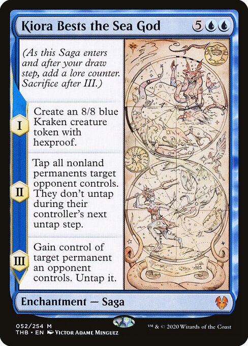 Kiora Bests the Sea God card art