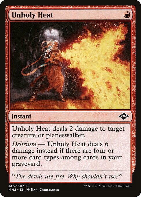 Unholy Heat card art