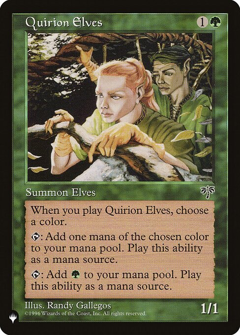 Quirion Elves card art