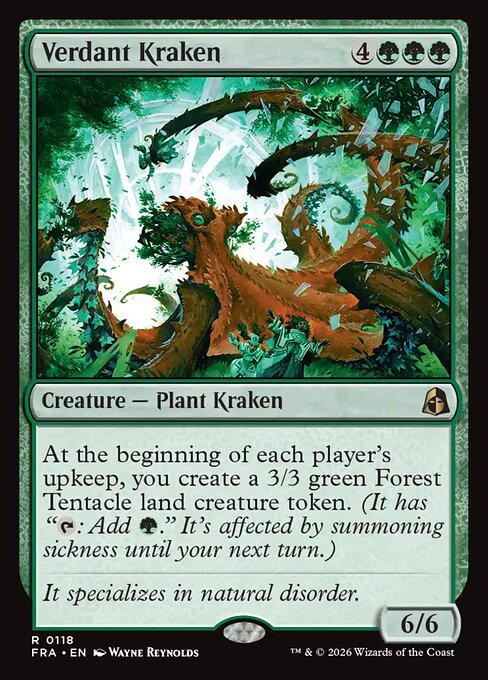 Verdant Kraken card art