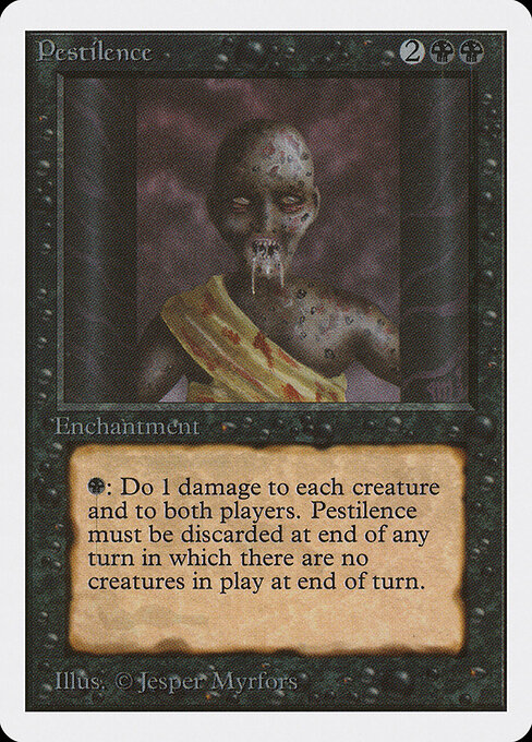 Pestilence card art