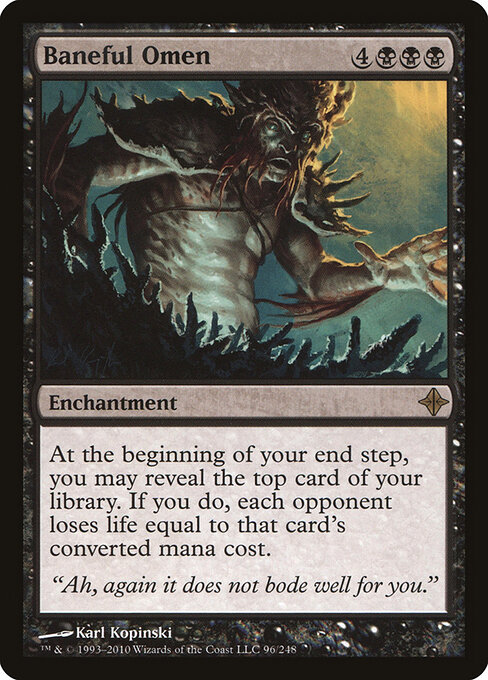 Baneful Omen card art
