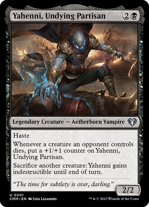 Yahenni, Undying Partisan card art