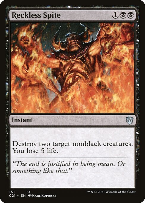Reckless Spite card art