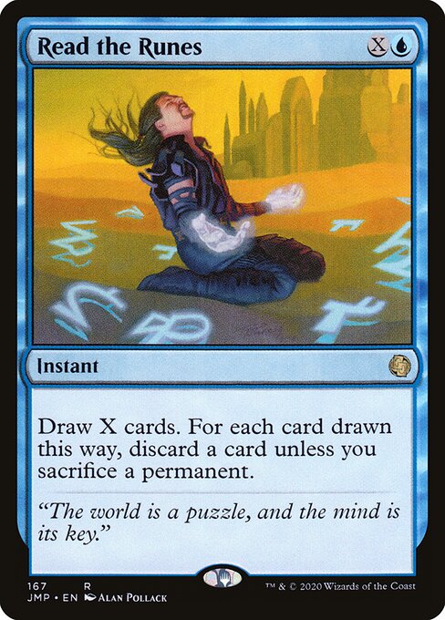 Read the Runes card art