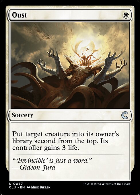 Oust card art