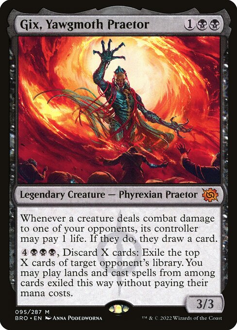 Gix, Yawgmoth Praetor card art