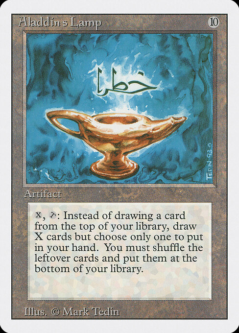 Aladdin's Lamp card art
