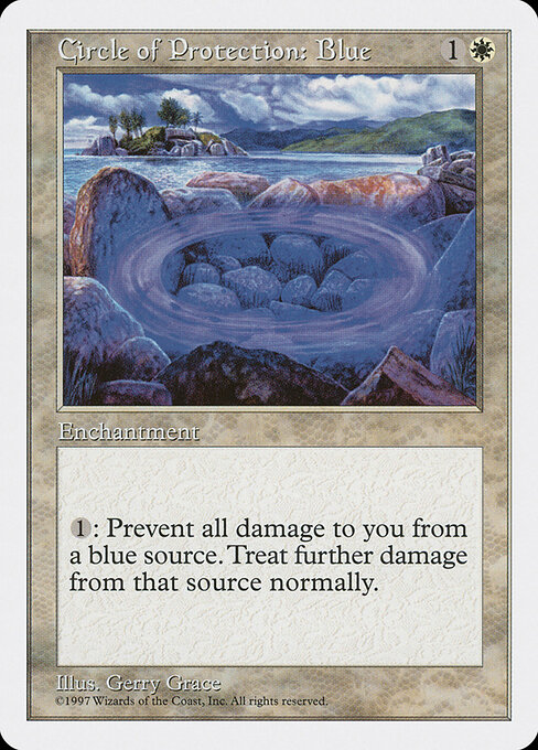 Circle of Protection: Blue card art