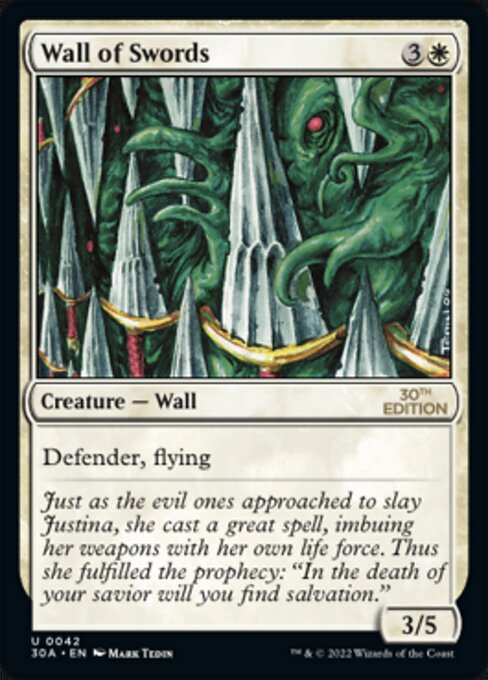 Wall of Swords card art