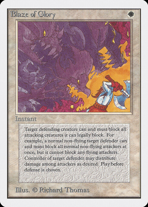 Blaze of Glory card art