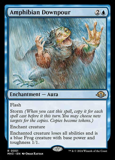 Amphibian Downpour card art