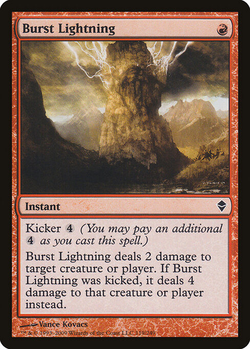 Burst Lightning card art