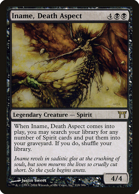 Iname, Death Aspect card art