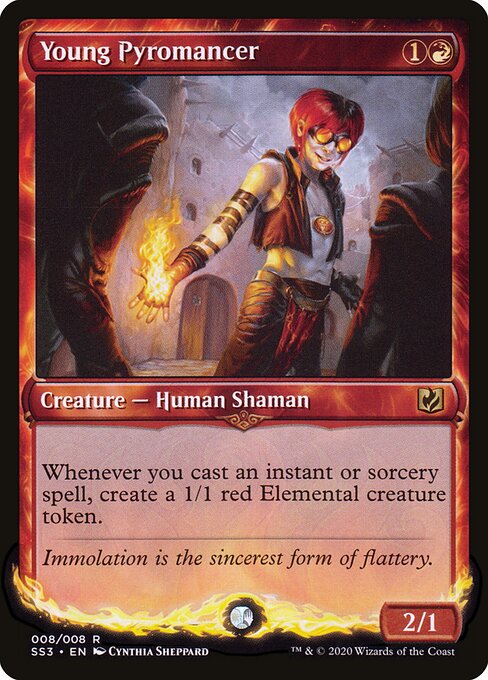 Young Pyromancer card art