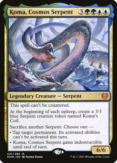 Koma, Cosmos Serpent card art