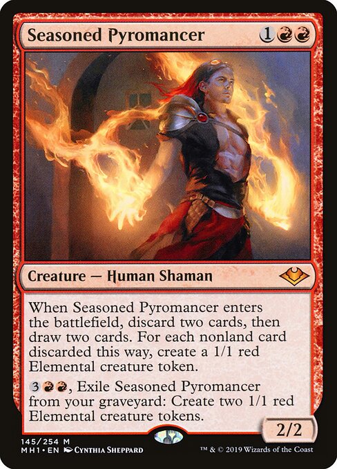 Seasoned Pyromancer card art
