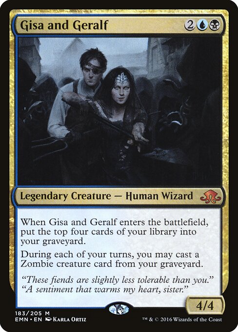 Gisa and Geralf card art