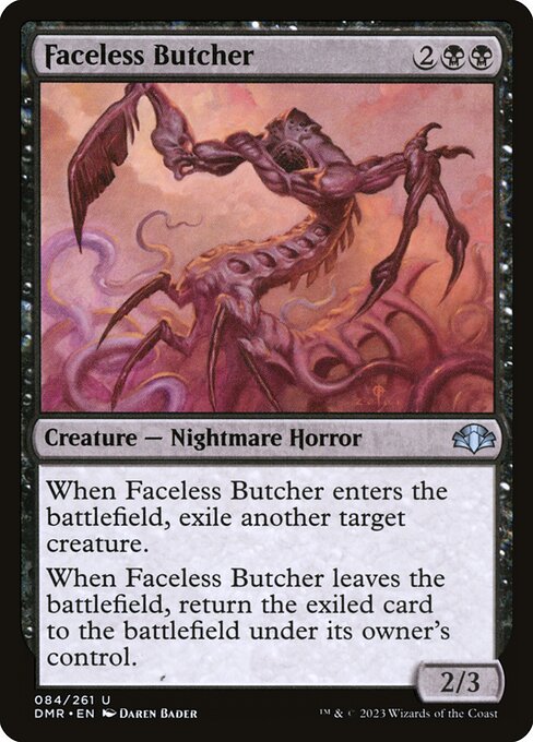 Faceless Butcher card art