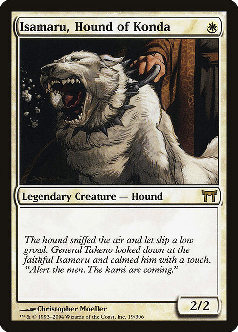 Isamaru, Hound of Konda card art